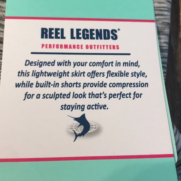 🎣 NWT Reel Legends brand women’s contour skort - Picture 6 of 7